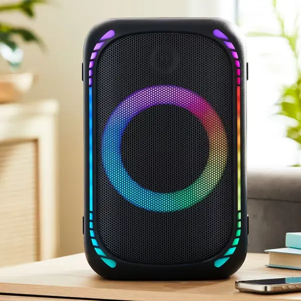 onn Medium Party Speaker Gen 2 with LED Lighting