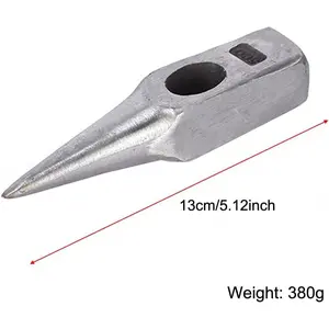2 Pack Welding Chipping Hammer Head Slag Removal Tool Rock Pick Hammer with Pointed Tip for Rockhounding Fossil Hunting Masonry Geologist Welder