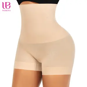 Werena Womens Shapewear Shorts Tummy Control Body Shaper Underwear Shaping Boyshorts Seamless Shorts Under Dresses