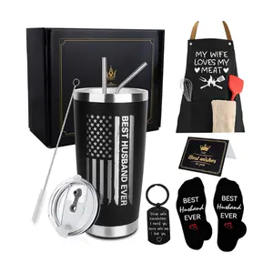 Husband Gift Box Set – Funny & Practical Birthday, Anniversary & Father’s Day Gift Bundle for Him (8-Piece Set)