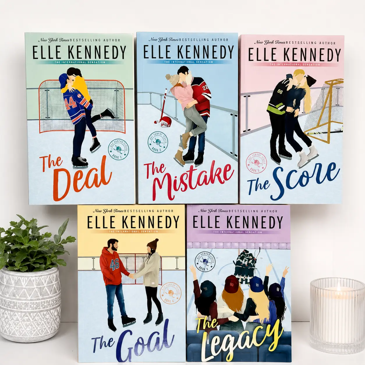 Off-Campus Series The Deal, Mistake, Score, Goal, Legacy, 5 book set