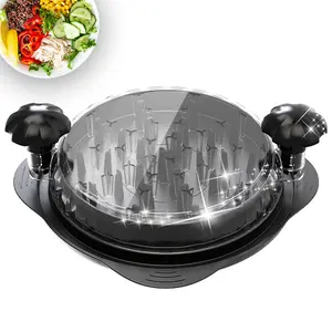 XL Chicken Shredder Bowl - Pro Kitchen Utensil with Ergonomic Handle, Strong Non-Slip Base, Dishwasher Safe for Chicken, Pork Prep, Black Elegant Home Kitchenware