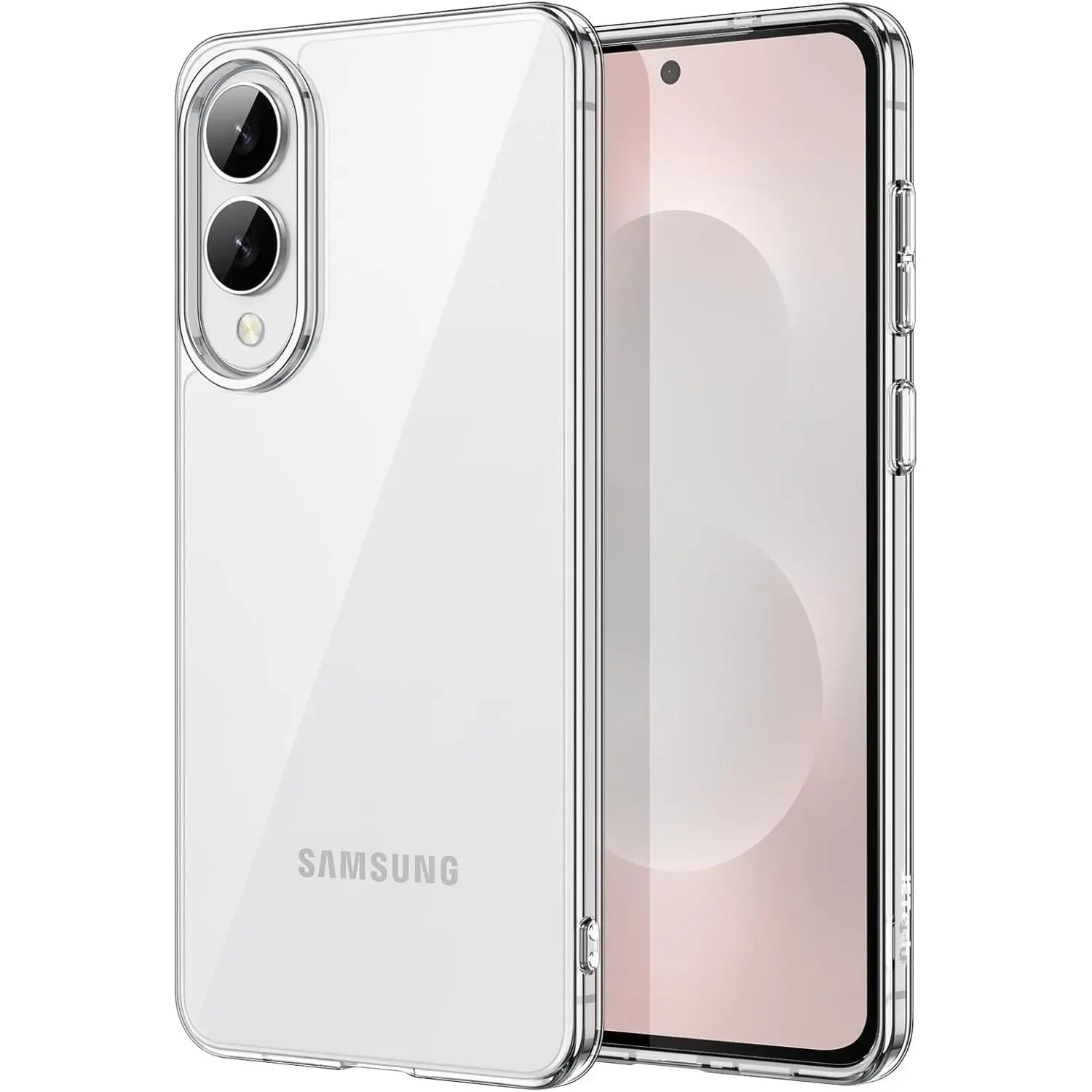 Entronix Case Compatible with Galaxy S25 Edge - [Hard Back] Clear Cover