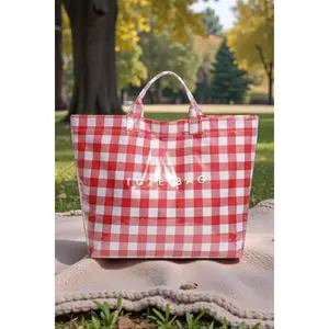 Red Gingham TOTE BAG