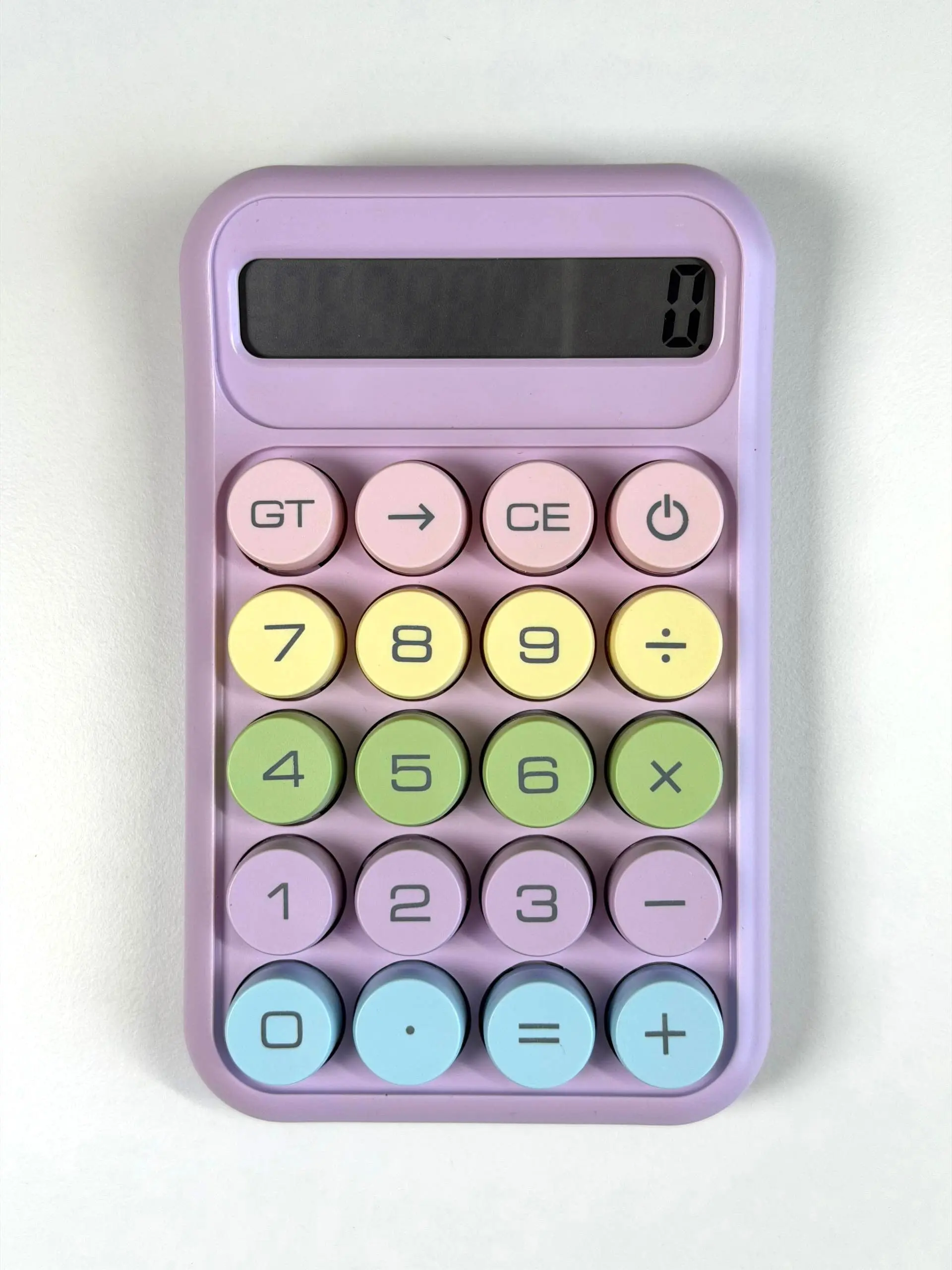 Pastel Colorful Calculator – Cute Desk Calculator for School & Office