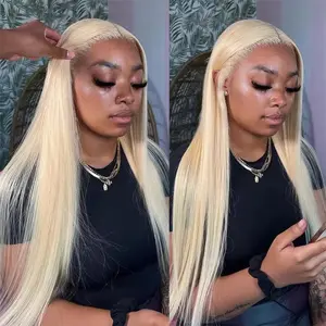 13x6 Teal Ocean Blue Lace Front Wig Human Hair Body Wave 613 Blonde Lace Frontal Wig Preplucked Mint Green Color Human Hair Wigs