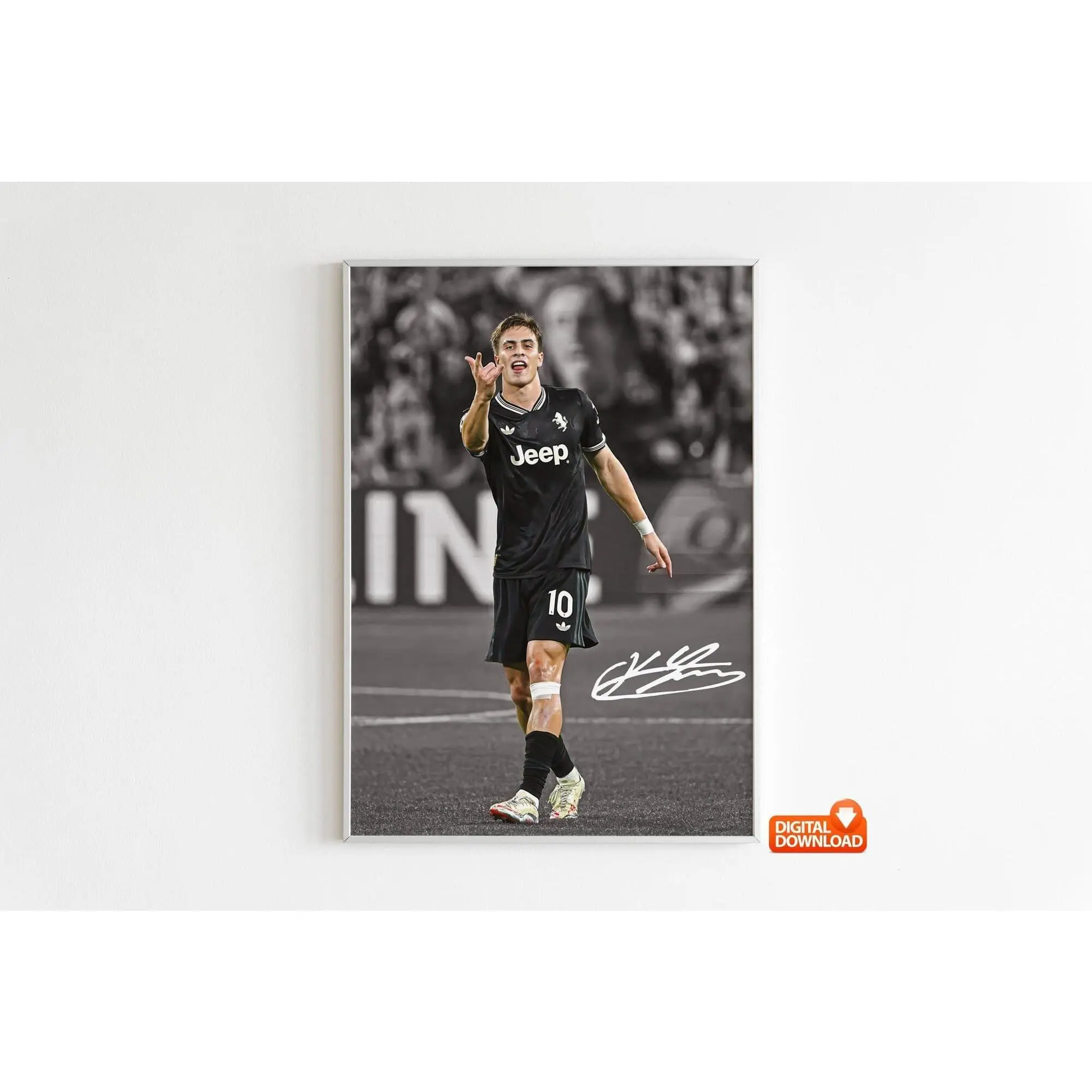 Kenan Y?ld?z Poster, Signed Football Poster( Unframed - Print Only )