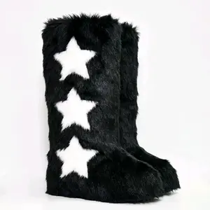 Starbootz Official Starbootz Stylish Fur Boots, Comfortable Footwear Shoe
