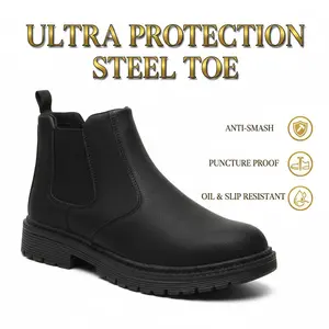 Dynamic Splash-proof Smash-proof Puncture-proof Breathable Safety Shoes Unisex Chef Work Shoe Waterproof Anti-slip Durable Outdoor Comfortable for Delivery Drivers Courier Transport Carpentry Woodworking Trade Shops Men Women