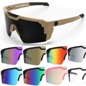 Future Tech Z87+ Polarized Safety Sunglasses for Men - Oversized Aviator Eyewear, UV400 Protection, Ultra Black & Various Colors, Vintage Y2K Trend, Luxury Designer Style for Fishing Travel