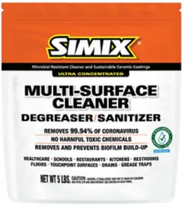 Simix Multi Purpose Cleaner Degreaser Sanitizer - Effective Cleaning Solution for Various Surfaces