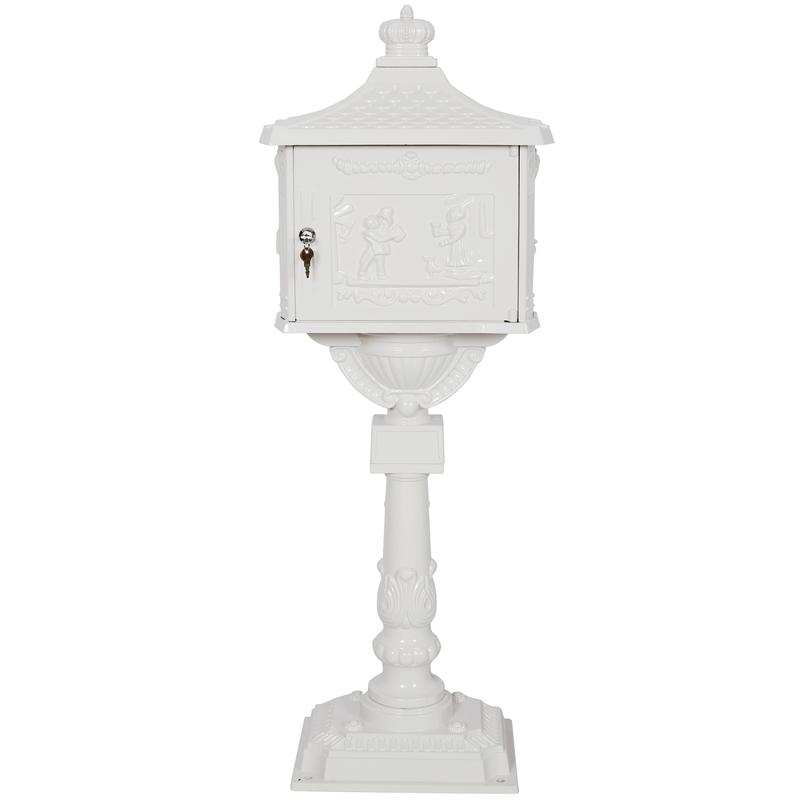 【Upgraded】Cast Aluminum Mailbox – Stylish Bronze Finish, Rustproof & Durable for Outdoor Use