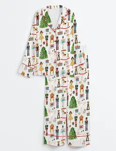 Women's Christmas Nutcracker Pajama Set