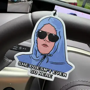 Car Air Freshener Ornament, Car Rear-view Mirror Hanging Aromatherapy Tablet Decoration, Car Interior Decoration Accessories for Women & Men, Car Fragrance