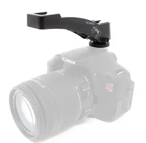 Movo - Dual Shoe Riser Bracket | Camera Accessory Mount | Lightweight ABS Construction