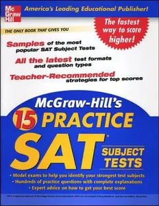 McGraw-Hill's 15 Practice SAT Subject Tests by McGraw-Hill (Paperback) - Used