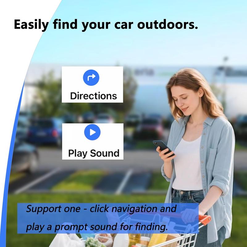 GPS Tracker for Vehicles - Car Tracker Device Hidden for Vehicles, Real-Time Mini Tracker Device for Vehicles, No Monthly Fee Subscription No SIM Card Required(Available for Android and iOS) (Black)