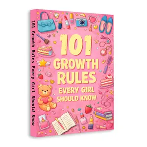 Growing Up Book for Girls | 101 Must-Know Rules for Gender, Puberty, Confidence, Emotions, Boundaries, Friendships, and Healthy Girlhood Book About Gender