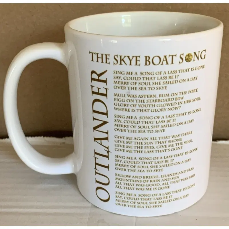 Outlander The Skye Boat Song Lyrics Mug
