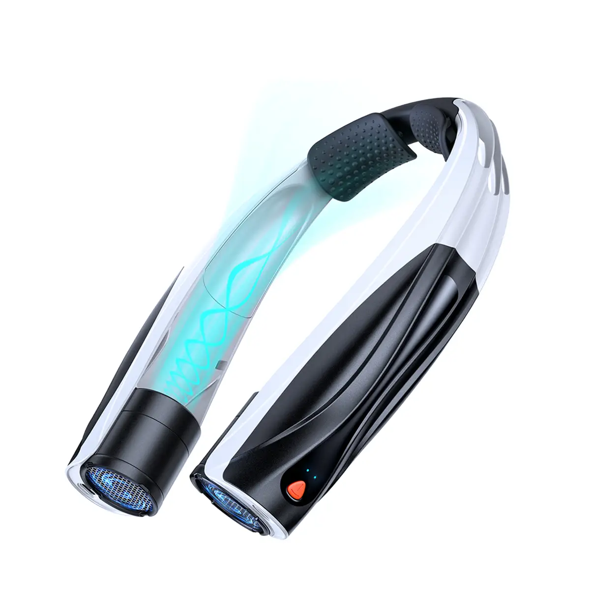 AI Neck Fan, 6 Speeds Adjustable Portable Personal Fan Rechargeable, 6000 mAh Battery Faster Cooling Wearable Fan, Ultra Quiet for Home, Office, Trave