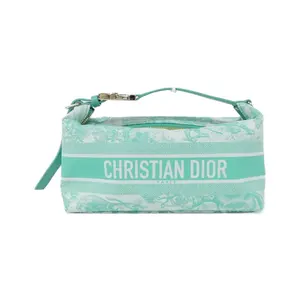 Pre-owned Dior Canvas Small Leather Goods Christian DIORIVIERA Nomad Technical Pouch