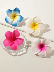 Flower Decor Hair Clip, Hair Clip Set, Fashionable Hair Accessories for Women & Girls, Casual Versatile Hair Accessories for Daily Wear, Super Cute Clips