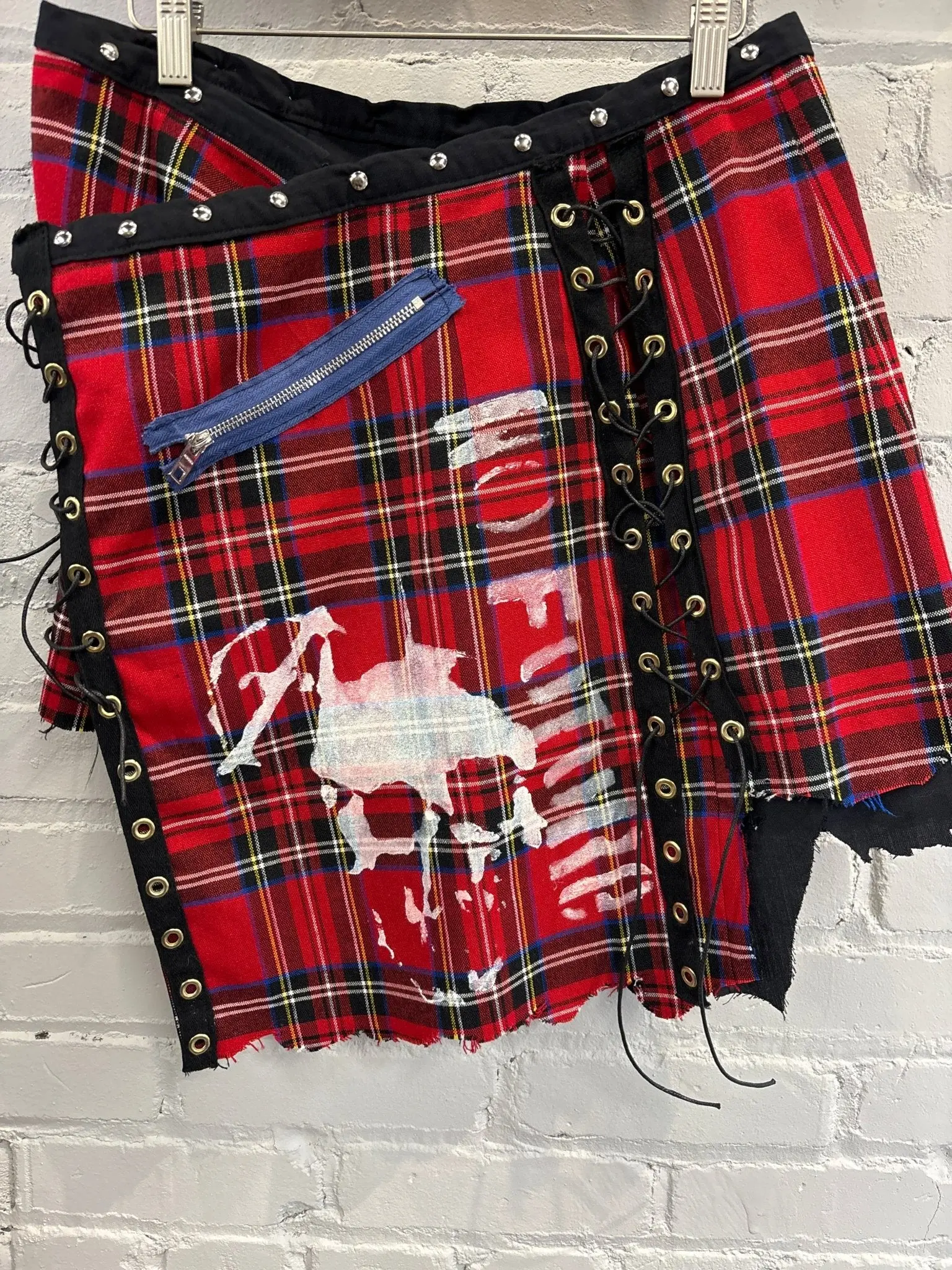 Red Tartan Skirt Kilt