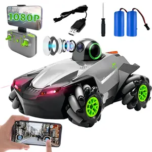 Remote Control Car with 5G FPV 1080P HD Camera,1:20 RC Cars with Camera,2.4Ghz High Speed Monster Truck Toy Vehicle, 2 Batteries for 60 Mins Play, Gift for Kids Boys