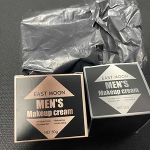 Men's Tinted Face Cream, Lightweight Moisturizing Makeup Cream, Natural Buildable Coverage, Oil Control, Even-Looking Skin Tone, Smooth No-Makeup Finish, Easy Blend for Daily Men's Grooming
