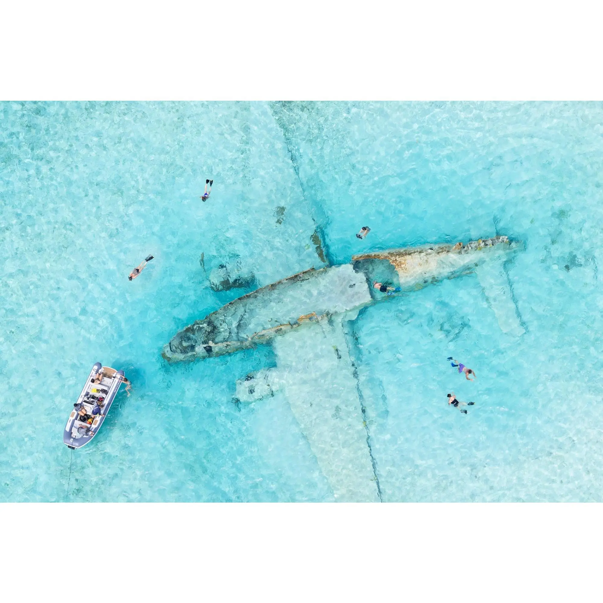 Snorkeling Pablo Escobar's Plane Wreck, Norman’s Cay, Bahamas