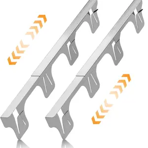 Stainless Steel Stove Gap Covers, Adjustable 13.8–27.5 Inch, Heat Resistant Kitchen Gap Filler for Stove and Counter (2 Pack / 4 Pack)