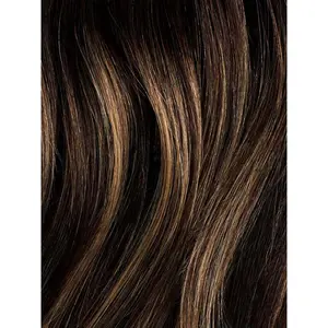 16” Dark Brown Balayage Scalp Hair Fill-Ins & Halo® Bundle (180g)