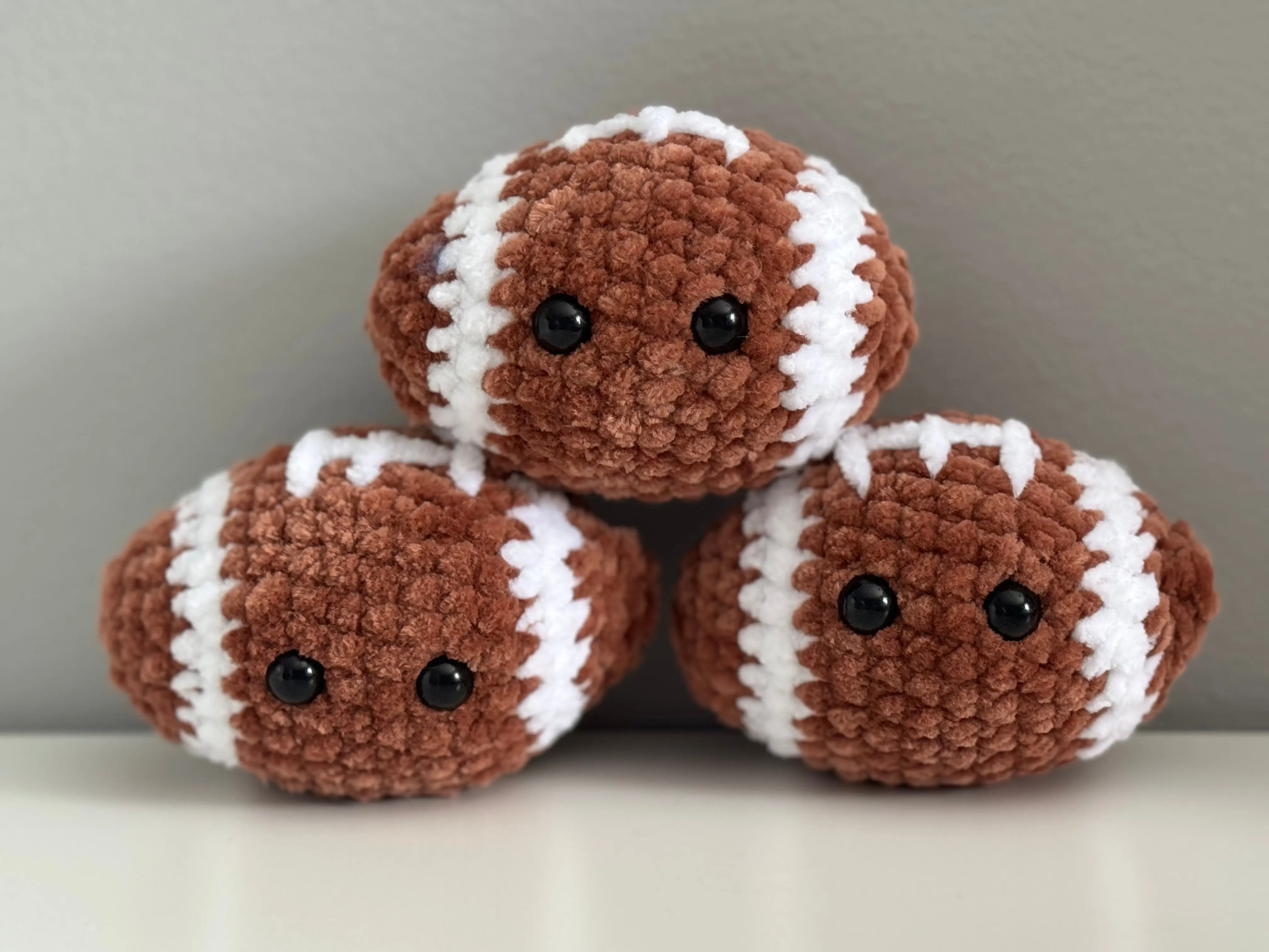 Crochet Mini Footballs