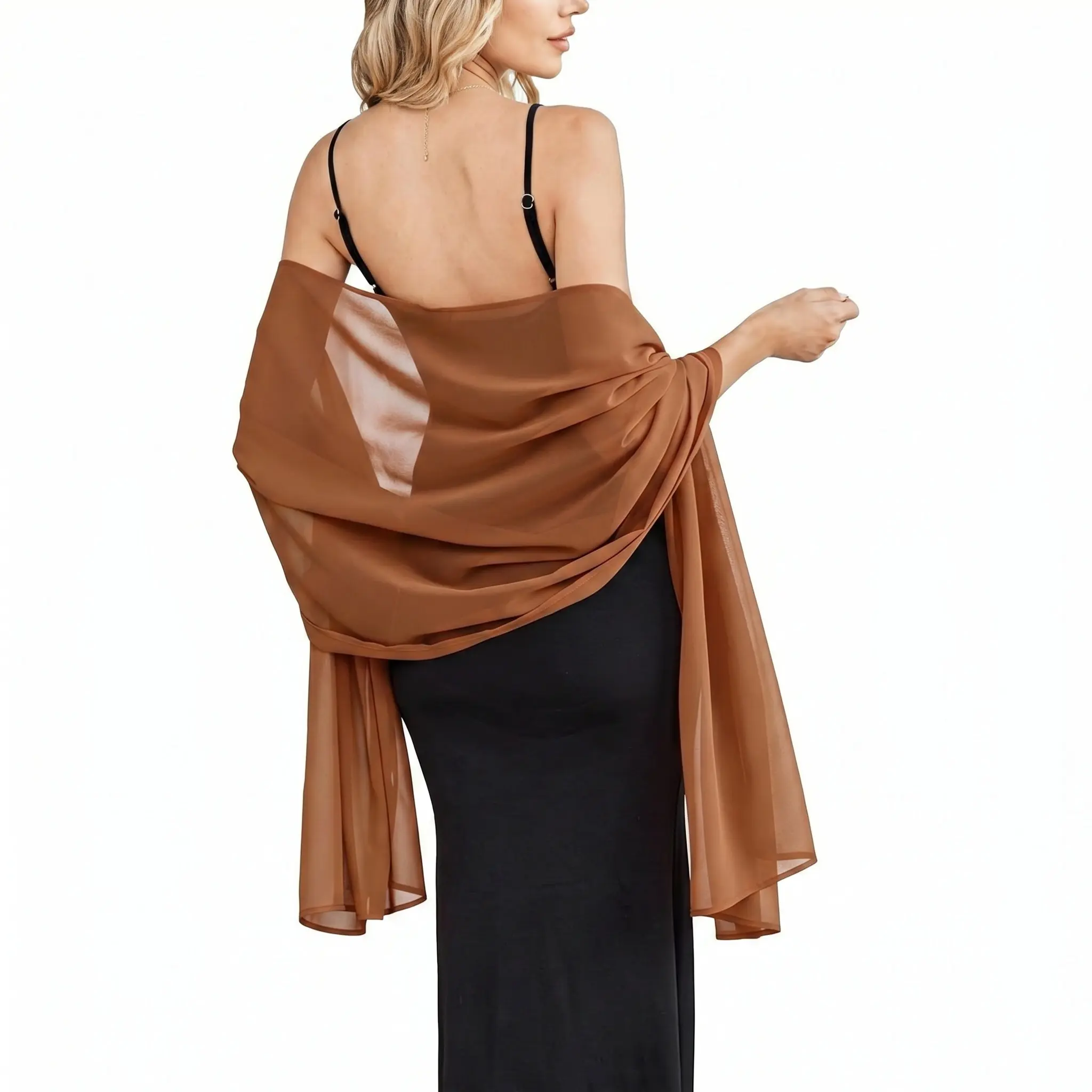 Avidlove Women's Chiffon Shawl Wrap Elegant Sheer Soft Lightweight Scarf for Wedding Evening Party Formal Accessory Avidlove Women's Chiffon Shawl Wrap Elegant Sheer Soft Lightweight Scarf for Wedding Evening Party Formal Accessory
