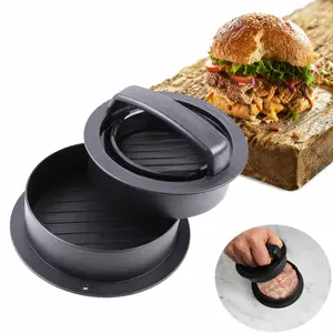 Non-Stick Burger Press – 3-in-1 Hamburger Patty Maker Mold | Stuffed Burger Maker, BBQ Accessories, Kitchen Gadgets for Home Cooking