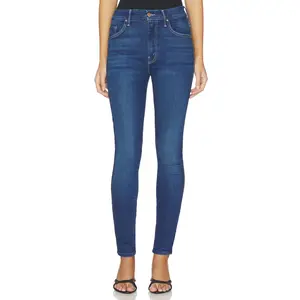 MOTHER High Waisted Looker Jeans in Cocktail Hour