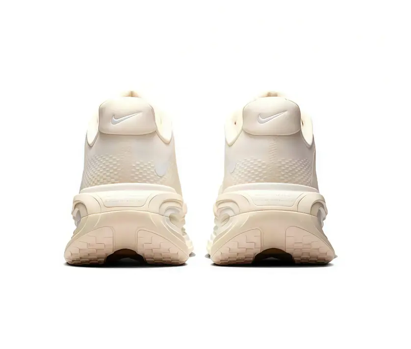 Textured Pale Beige Cushioned Sneakers for Sports Collectibles Accessories, Pair with Drawstring Casual Shorts for Mall Wandering & Sunset Park Walks (Low-Key Neutral Casual Looks)