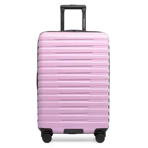 U.S Traveler US09181L26 26 in. Checked Medium Boren Hardside Rugged Spinner Luggage, Lavender