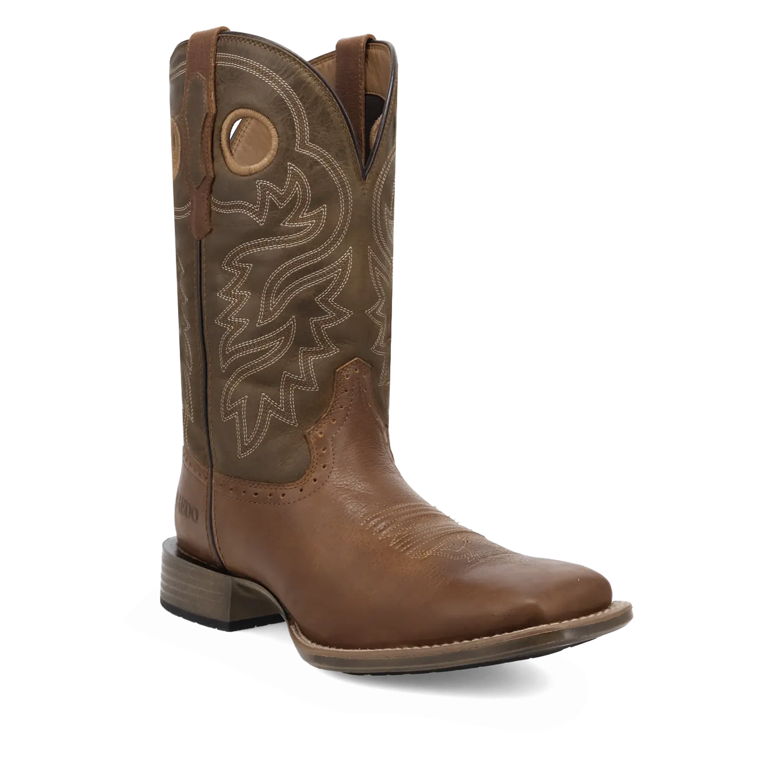 Laredo Men's Atkins Brown & Olive Leather Boot 8063