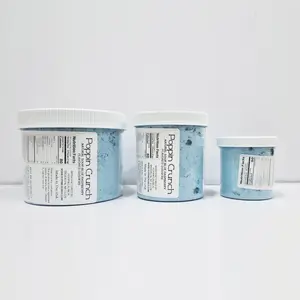 Poppin Crunch Natural Blue Raspberry Flavor Coated Gushers Available in Sweet or Sour - 8 oz - 2 LBs