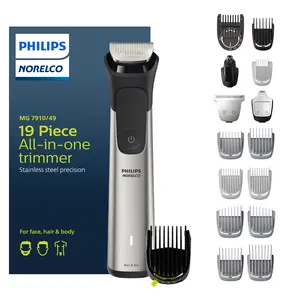 Philips Norelco Multigroom Series 7000, Mens Grooming Kit with Trimmer for Beard, Head, Hair, Body,Groin, and Face-NO BLADE OIL NEEDED Stainless Steel