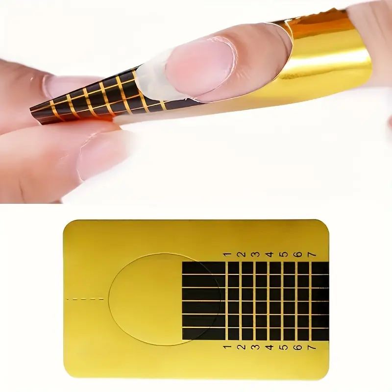 Square nail mold, extension guide stickers, nail art tools and accessories, Nail Art Manicure, Nail Forms, Nail Art Supply