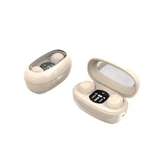 Ultra Compact Wireless Earphones, High-Quality Bass, Ideal for Sports, Sleep, Work, Includes Charging Case, Type-C Interface, Touch Design