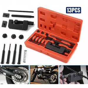 13-Piece Chain Repair Tool Set, Motorcycle Chain Splitter, Mountain Bike Rivet Tool, O-Ring Bicycle Chains