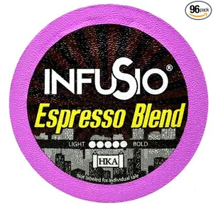 InfuSio Espresso Blend K Cups 96 Count
