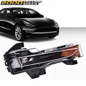 Right Side Fog Light Driving Lamp DRL Fit For Tesla Model 3/Y 2017-2023