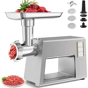 Electric Meat  for  Use #5,   2000W Max (300W rated), SUS  & 3/5/7mm Grinding Plates,Sausage Stuffer & Kubbe Kit,   for Burgers, Kibbeh, Beef Sticks