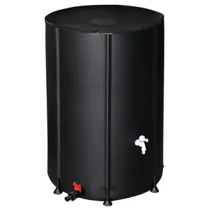 50/100 Gallon Folding Rain Barrel Water Collector