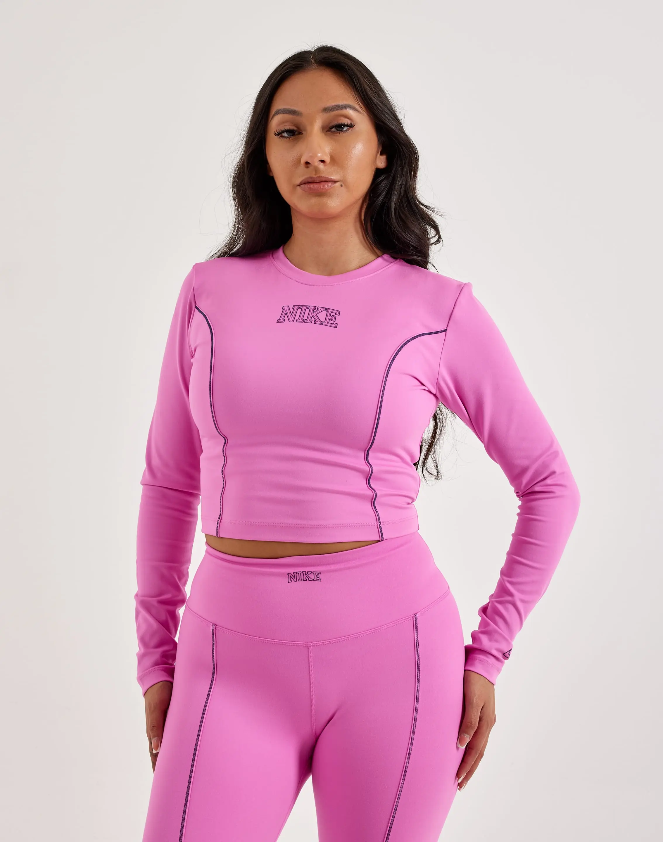 Womens Nike One Dri-FIT Long-Sleeve Top