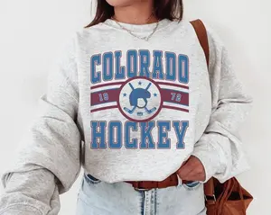 Colorado Avalanch, Vintage Colorado Avalanch Sweatshirt \ T-Shirt, Avalanche Sweater, Avalanche Shirt, Hockey Fan, Retro Colorado Ice Hockey